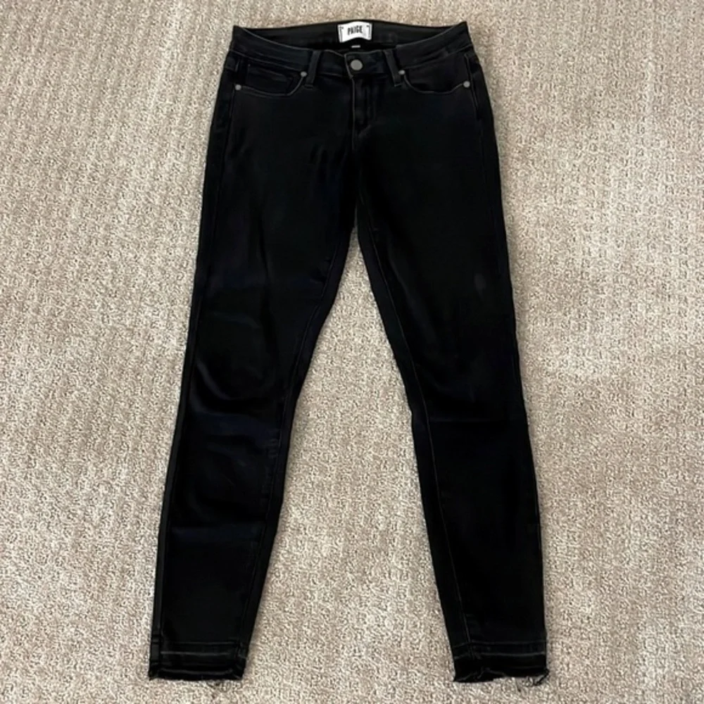 Paige Black Verdugo Ankle Skinny Jeans - Picture 2 of 9